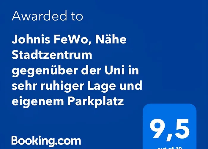Johnis Fewo, Naehe Stadtzentrum - Uni In Sehr Ruhiger Lage Mit Terrasse Und Eigenem Parkplatz * كوتبوس